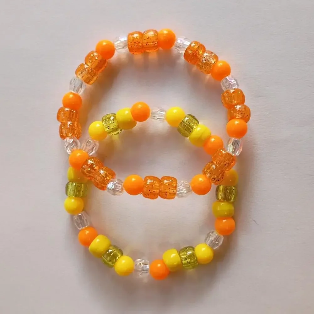 Cute Y2K Beaded Bracelet